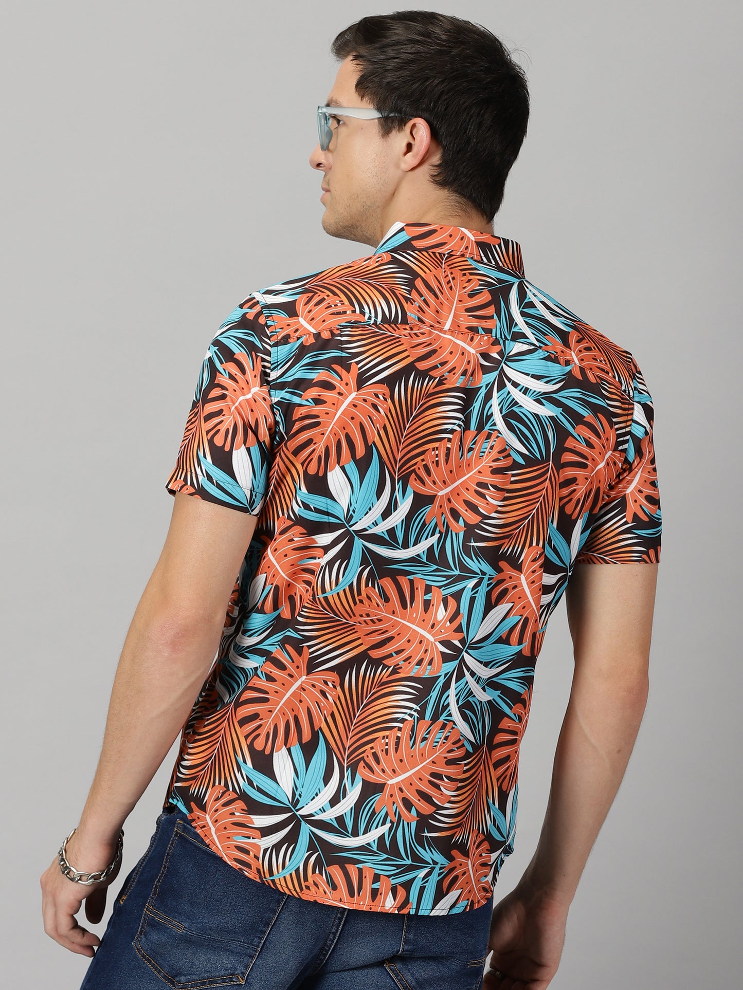 Midnight Bloom Printed Shirt