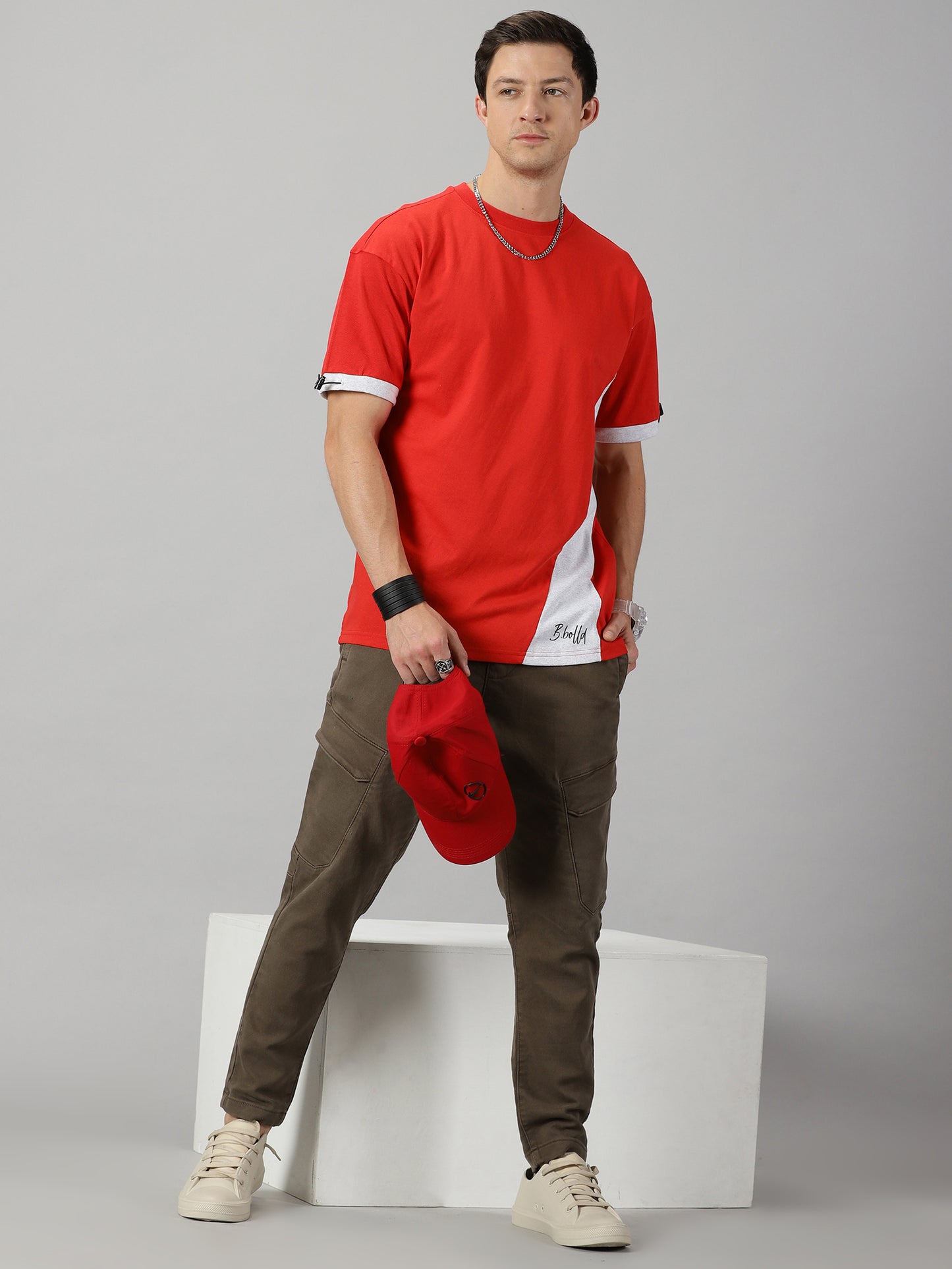 Be Bold Red Oversized T-shirt