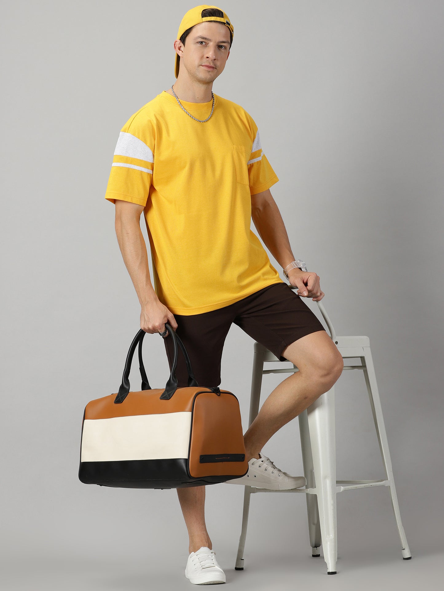 Sunny Stripes Oversized T-shirt