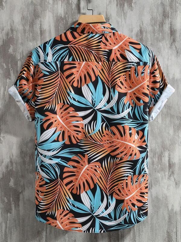 Midnight Bloom Printed Shirt