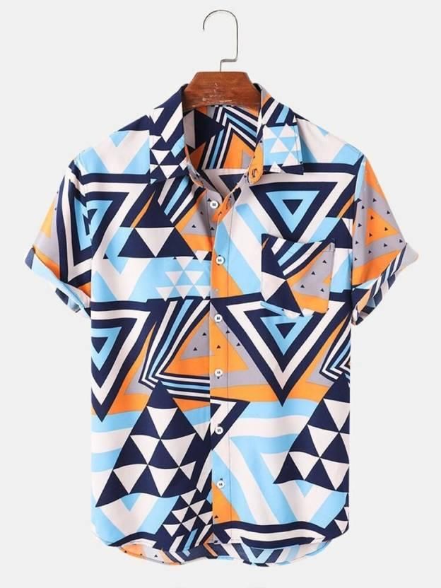 Triangular Spectrum Printed Shirt
