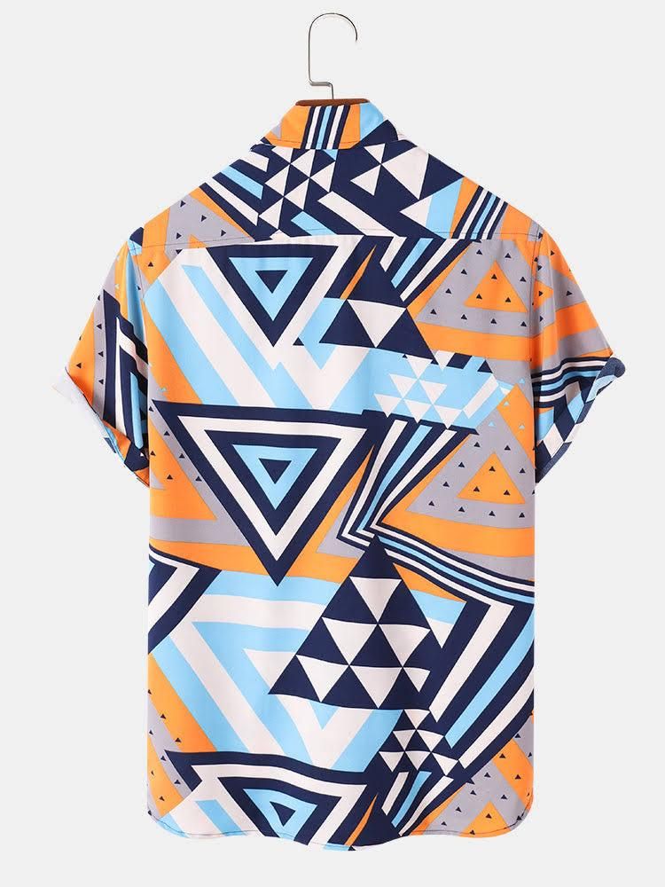 Triangular Spectrum Printed Shirt