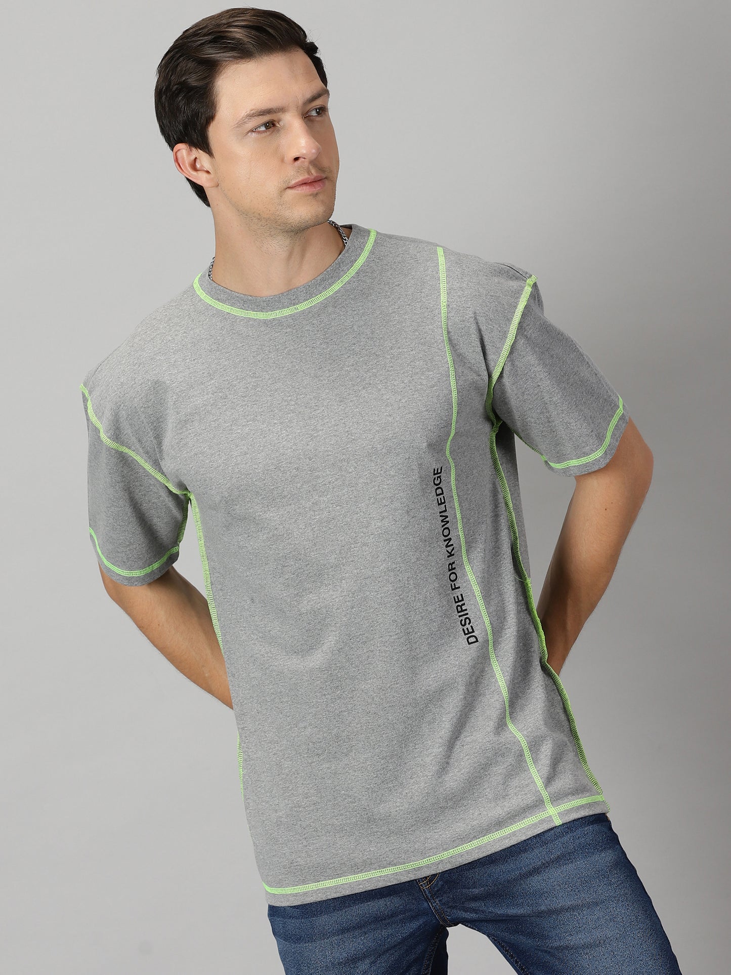 Grey Philosophy Oversized T-shirt