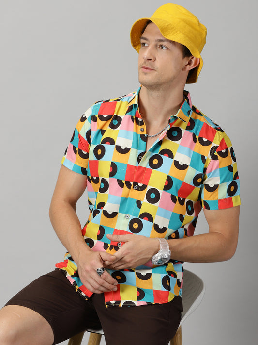 Multicolored Mirage Printed Shirt