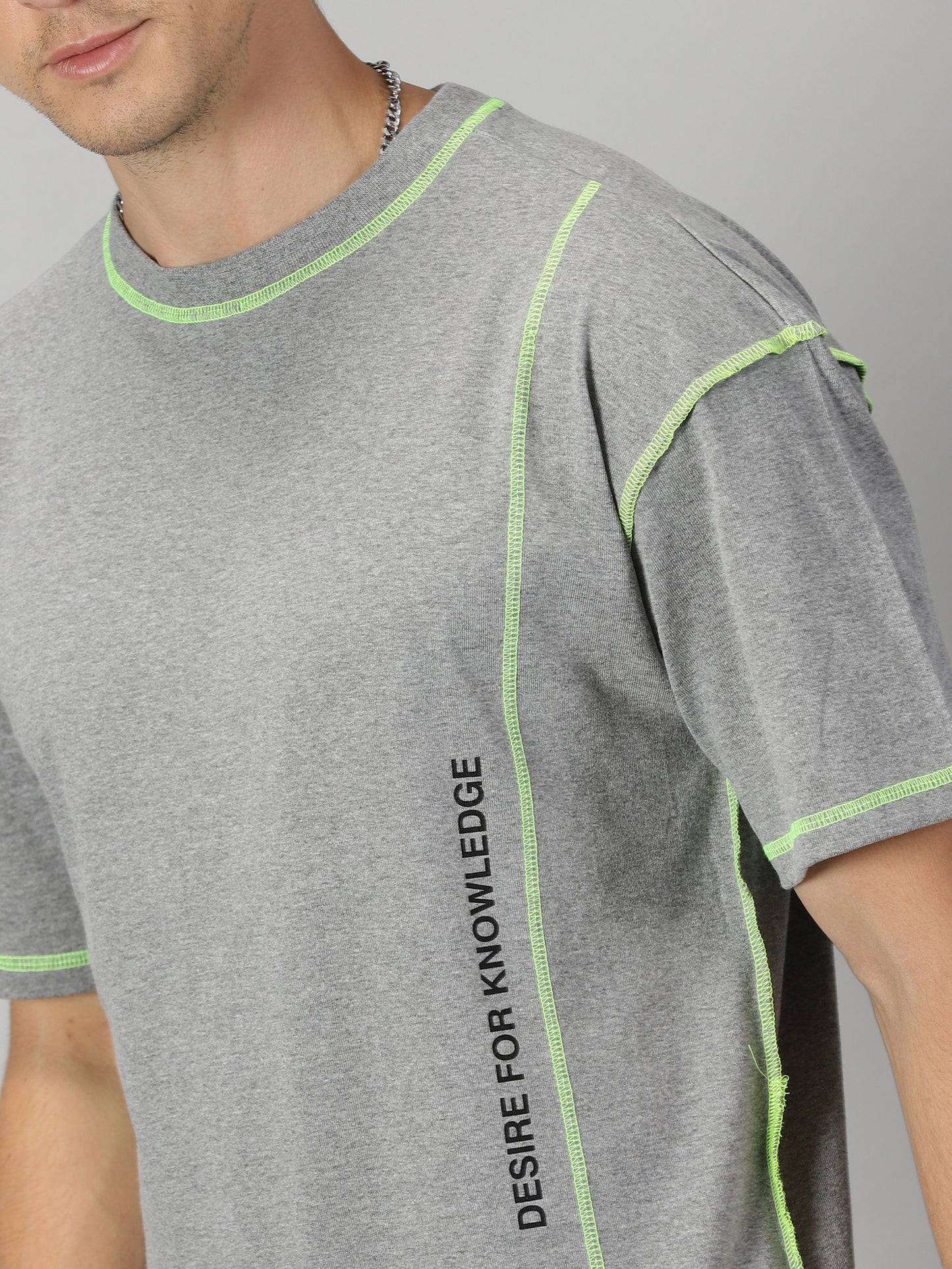 Grey Philosophy Oversized T-shirt